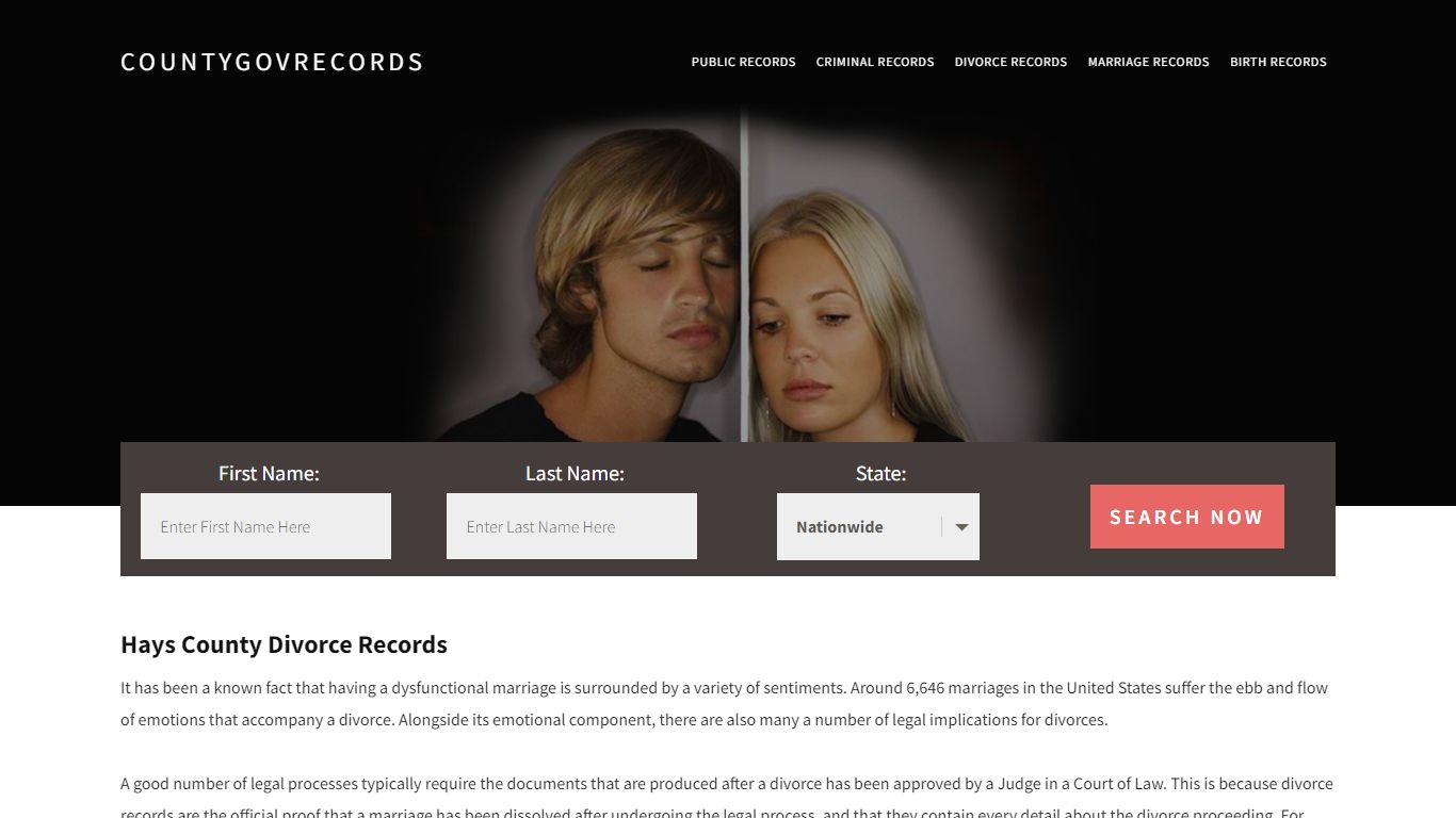 Hays County Divorce Records | Enter Name and Search|14 Days Free